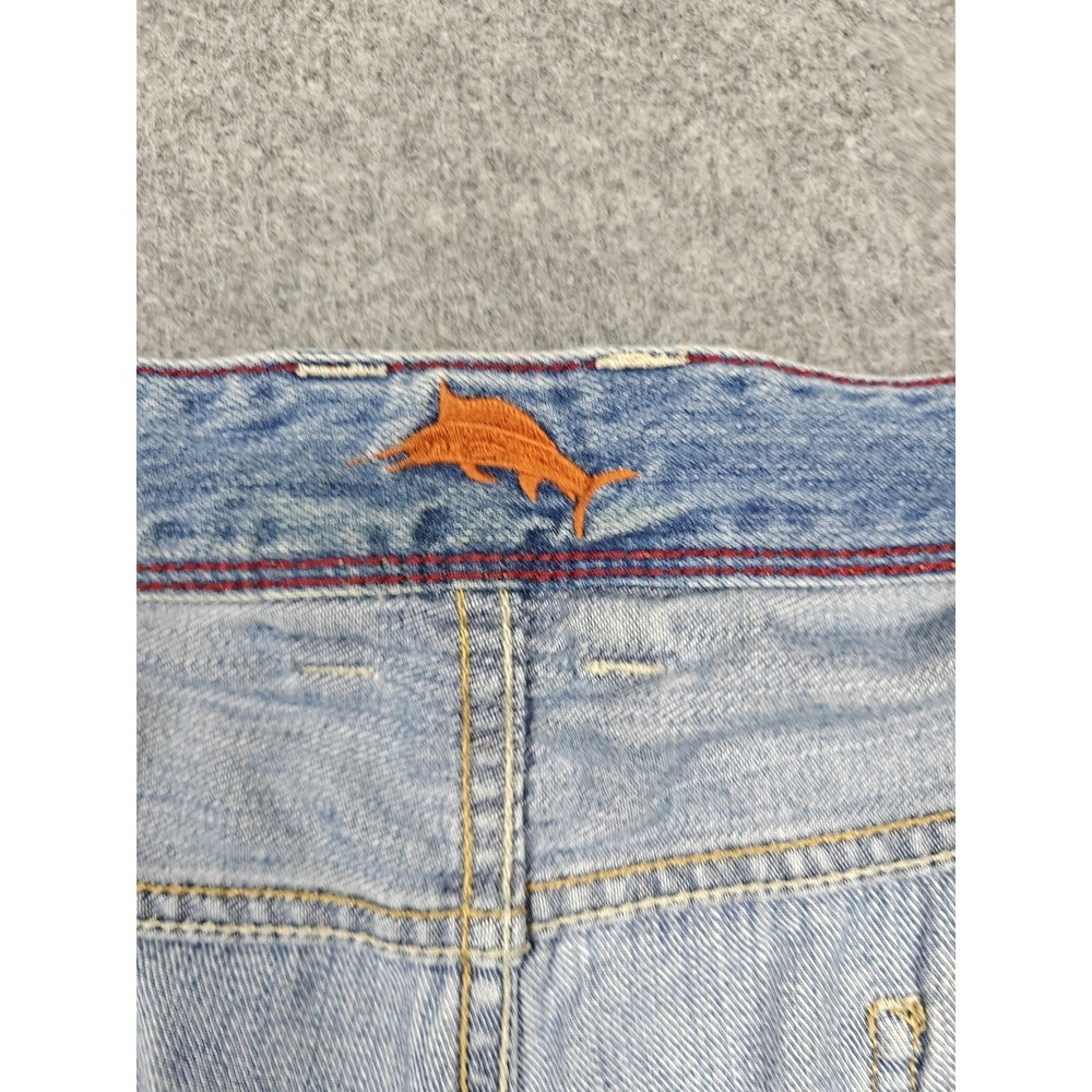 Tommy Bahama Cayman Island Jeans Mens 46x30 Light Wash Relaxed Straight Denim - Picture 4 of 15